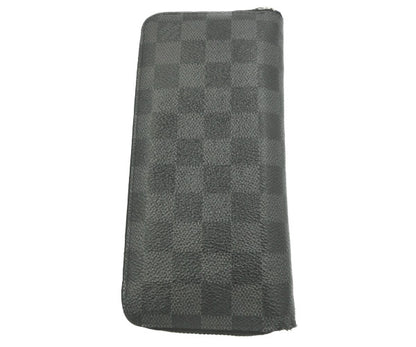 　LOUIS VUITTON/ルイヴィトン ダミエグラフィット ジッピー ウォレット ヴェルティカル 中古 N63095 ラウンドファスナー 長財布 ブラック 黒
