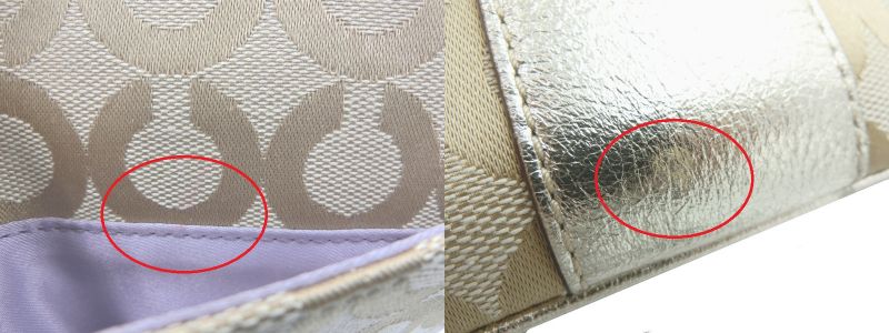 COACH/コーチ ジュリアオプアート クロスボディ ショルダーバッグ 中古 43798 ベージュ ロゴ レディース 斜め掛け 鞄