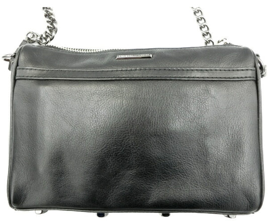 　Rebecca Minkoff/レベッカミンコフ レザー チェーン ショルダーバッグ 中古 ブラック 黒 レディース 鞄