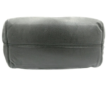 　MICHAEL KORS マイケルコース 2way セミショルダーバッグ 中古 レザー ハンドバッグ ブラック レディース 黒 鞄