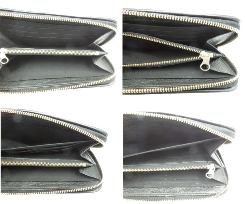 SEE BY CHLOE シーバイクロエ レザー ラウンドファスナー 長財布 中古 ブラック 黒 レディース 無地 おしゃれ ウォレット