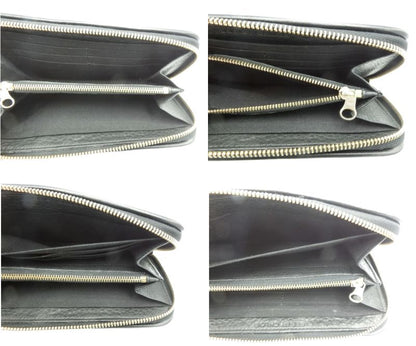 SEE BY CHLOE シーバイクロエ レザー ラウンドファスナー 長財布 中古 ブラック 黒 レディース 無地 おしゃれ ウォレット