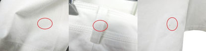 MONCLER モンクレール ハーフパンツ 38 中古  レディース ホワイト 白 Mサイズ コットン ポリウレタン