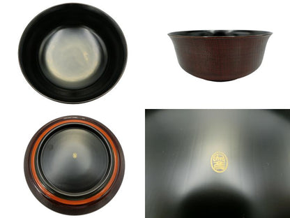 象彦 天然木 喰篭 菓子器 中古  茶器 茶道具 和食器 箱(ｹｰｽ)付