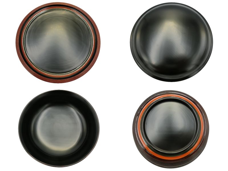 象彦 天然木 喰篭 菓子器 中古  茶器 茶道具 和食器 箱(ｹｰｽ)付