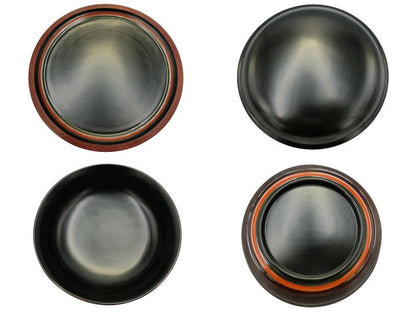 象彦 天然木 喰篭 菓子器 中古  茶器 茶道具 和食器 箱(ｹｰｽ)付