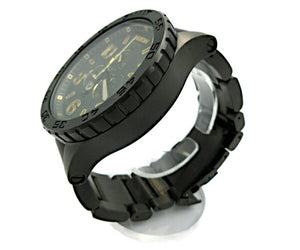 NIXON ニクソン THE 51-30 CHRONO クロノグラフ 腕時計 中古  ブラック ゴールド メンズ クォーツ カジュアル 黒 金色