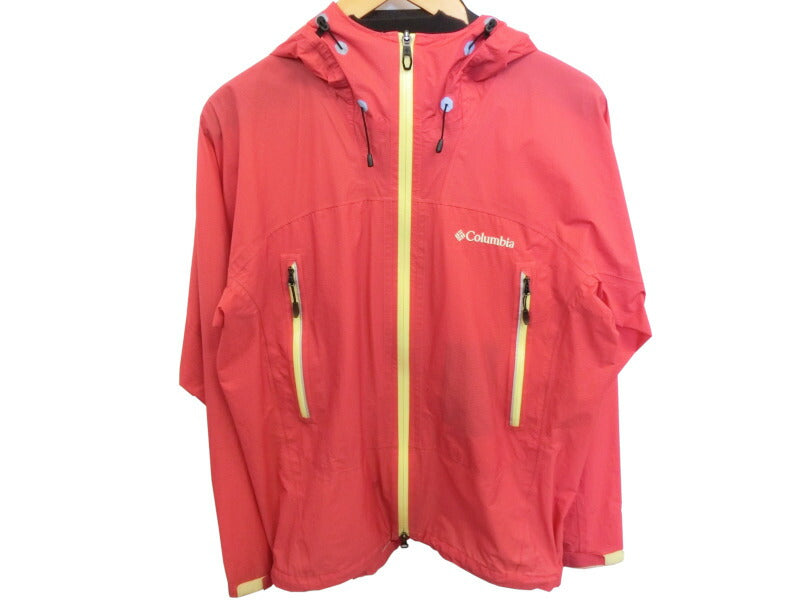 Columbia デアトゥディスカバージャケット L PM5040 中古 コロンビア トレッキングアウター 防水 ライトブルゾン