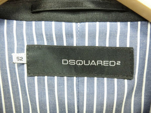 DSQUARED2 ディースクエアード テーラードジャケット 52 中古  メンズ グレー コットン 3L シンプル