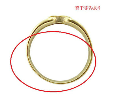 K18 ダイヤ 0.08ct リング 12号 中古  アクセサリー 指輪 ゴールド ダイヤモンド 18金 レディース