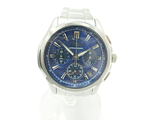 WIRED ワイアード クロノグラフ 腕時計 中古  VK63-K013 クォーツ アナログ メンズ SEIKO ステンレス シルバー