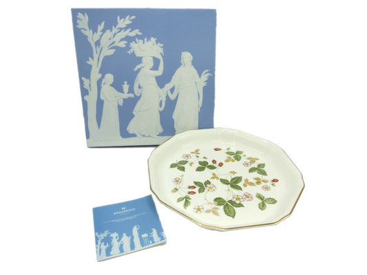 Wedgwood ワイルドストロベリー オクタゴナルディッシュ 中皿 24 中古 ウェッジウッド 洋食器 陶磁器 八角形皿