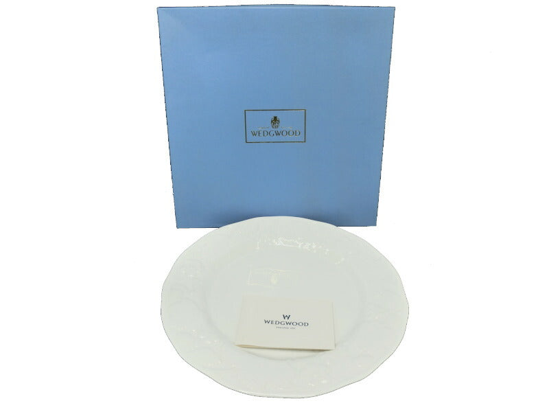 未使用 Wedgwood ストロベリー＆バイン プレート 29cm 中古 ウェッジウッド 洋食器 皿 陶磁器 箱(ｹｰｽ)付