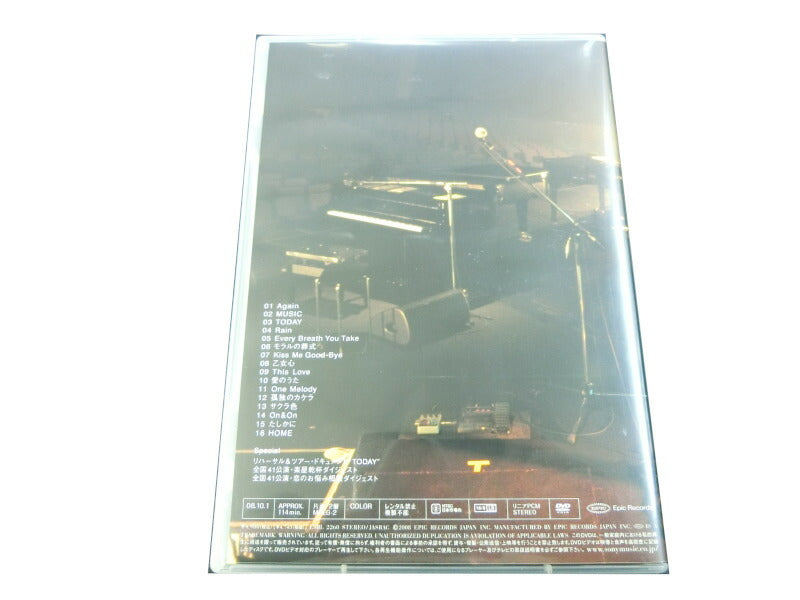 EPIC アンジェラアキ コンサートツアー 2007-2008 TODAY 中古 ライブ DVD ANGELA AKI