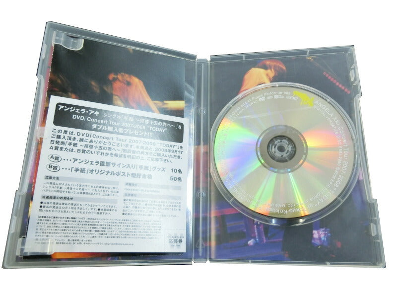 EPIC アンジェラアキ コンサートツアー 2007-2008 TODAY 中古 ライブ DVD ANGELA AKI