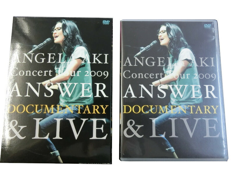 EPIC アンジェラアキ ドキュメンタリー＆ライブ 2009 ANSWER DVD 中古 ANGELA AKI 邦楽 コンサート ライヴ