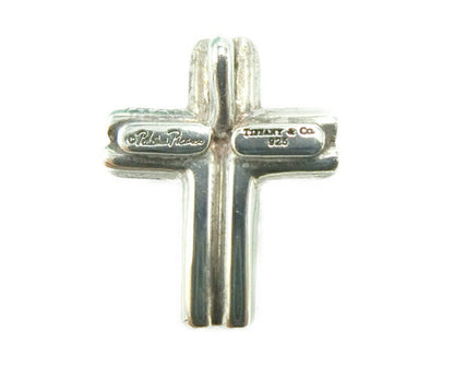 TIFFANY&Co. ティファニー シルバー925 スモール クロス ペンダントトップ 中古  アクセサリー ジュエリー 銀 十字架 レディース ブランド