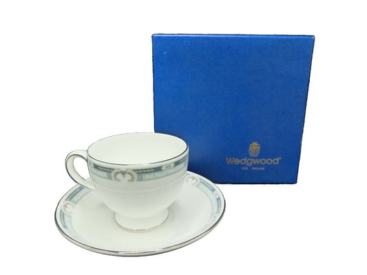 Wedgwood MASEFIELD カップ＆ソーサー 中古  ウェッジウッド メイスフィールド 黒壺印 洋食器 紅茶