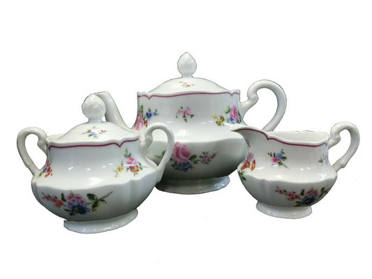 HAVILAND ポット シュガーポット クリーマー セット 中古  アビランド 洋食器 紅茶 アンティーク