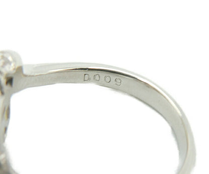 pt900 8.3mm パール ダイヤ 0.09ct リング 8号 中古  アクセサリー ジュエリー プラチナ ダイヤモンド 真珠
