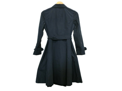 TOCCA ライトコート 0(S) ネイビー ポリエステル100% 中古   トッカ オンワード樫山 レディース ファッション アパレル