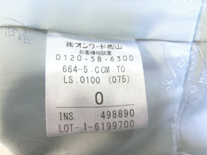 TOCCA ライトコート 0(S) ネイビー ポリエステル100% 中古   トッカ オンワード樫山 レディース ファッション アパレル