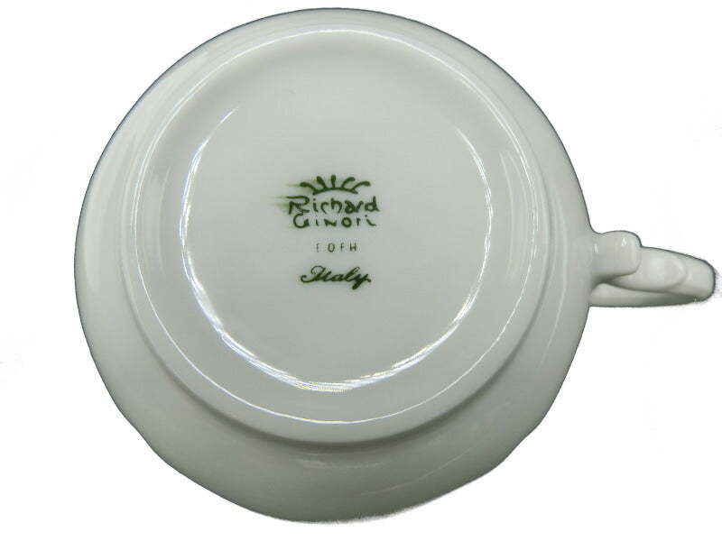 未使用 Richard Ginori ティーカップ＆ソーサー 中古 食器 洋食器 陶器 リチャードジノリ