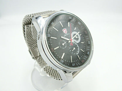 SHARK シャーク SPORT WATCH RS011L クロノグラフ 腕時計 中古 クォーツ メンズ ブラック シルバー アナログ