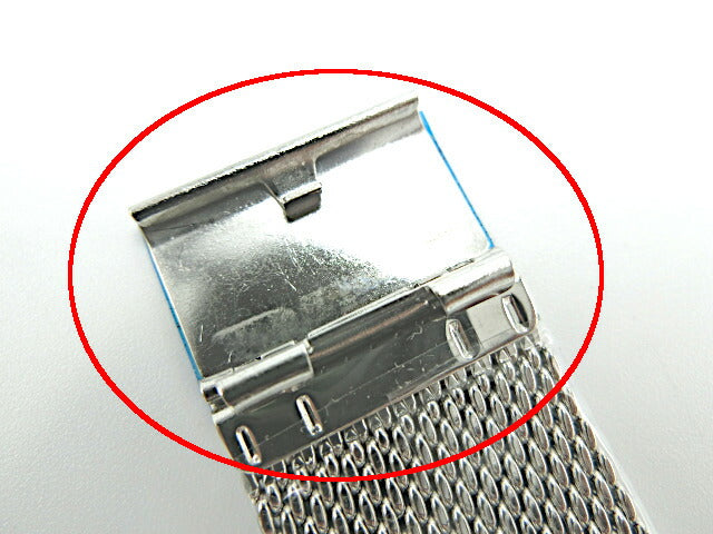 未使用品 CURREN カレン クォーツ 腕時計 中古  アナログ メンズ ブラック シルバー ステンレススチール