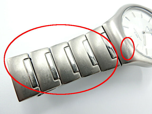 CYMA シーマ クォーツ 腕時計 中古 アナログ ステンレススチール シルバー メンズ