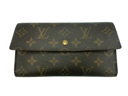 LouisVuitton モノグラム ポルトフォイユインターナショナル 中古  ルイヴィトン LV ブランド ３つ折り長財布
