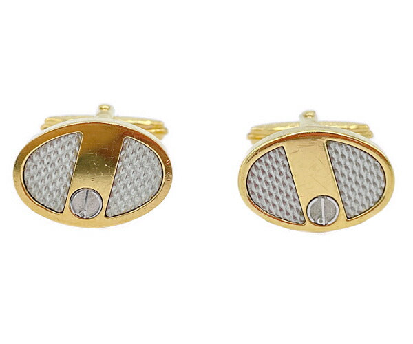 Dunhill ダンヒル ロゴ カフス 中古 アクセサリー ビジネス メンズ ブランド カフリンクス