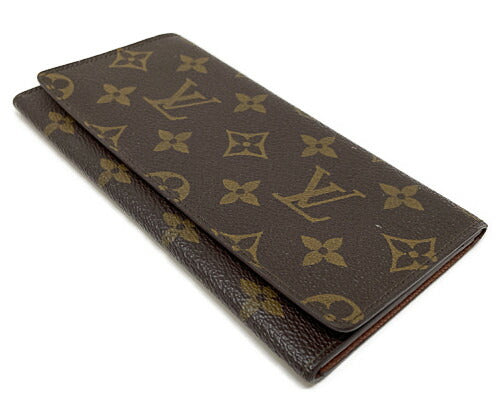 LOUIS VUITTON ルイヴィトン モノグラム ポルト 円 M61820 中古  MI8910 長札入れ ウォレット ブランド ユニセックス メンズ