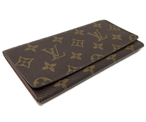 LOUIS VUITTON ルイヴィトン モノグラム ポルト 円 M61820 中古  MI8910 長札入れ ウォレット ブランド ユニセックス メンズ