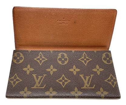 LOUIS VUITTON ルイヴィトン モノグラム ポルト 円 M61820 中古  MI8910 長札入れ ウォレット ブランド ユニセックス メンズ