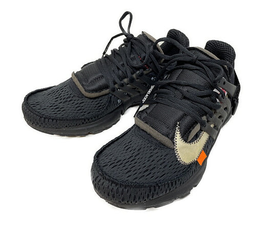 NIKE OFF-WHITE ナイキ オフホワイト AIR PRESTO 27cm 中古  AA3830-002 エアプレスト ローカットスニーカー メンズ ブラック