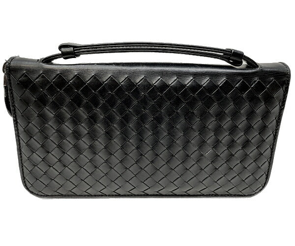 BOTTEGA VENETA ボッテガヴェネタ イントレチャート オーガナイザー 中古  169730 V4651 1000 財布 ウォレット ブラック 黒 メンズ