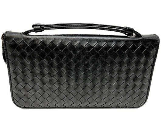 BOTTEGA VENETA ボッテガヴェネタ イントレチャート オーガナイザー 中古  169730 V4651 1000 財布 ウォレット ブラック 黒 メンズ