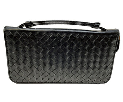 BOTTEGA VENETA ボッテガヴェネタ イントレチャート オーガナイザー 中古  169730 V4651 1000 財布 ウォレット ブラック 黒 メンズ