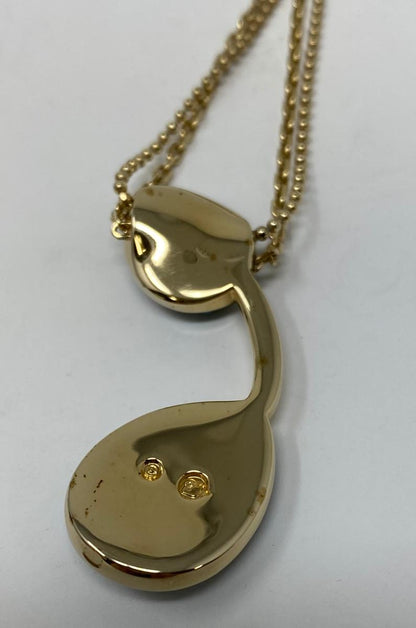 SWAROVSKI 色石 BORN ネックレス 中古  スワロフスキー アクセサリー ジュエリー カラーストーン 2連