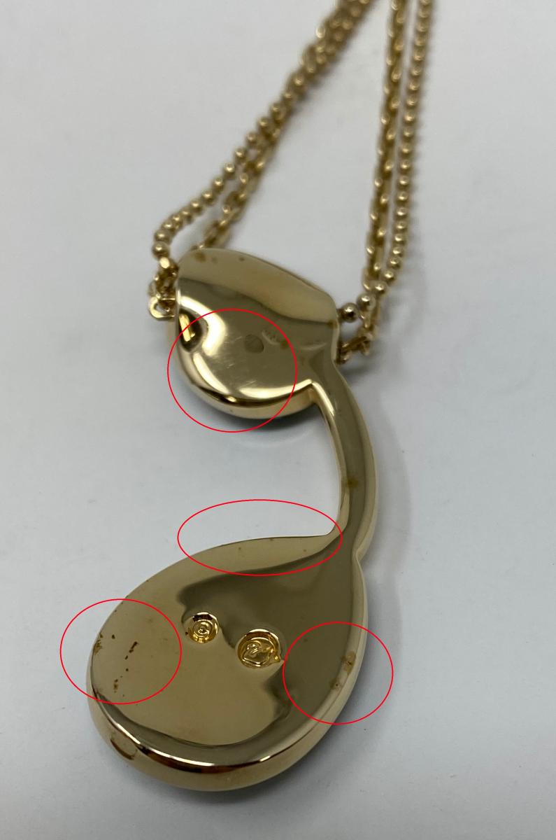 SWAROVSKI 色石 BORN ネックレス 中古  スワロフスキー アクセサリー ジュエリー カラーストーン 2連