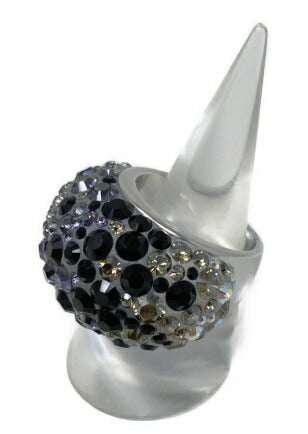 SWAROVSKI 色石 リング 17号 中古  スワロフスキー カラーストーン 指輪 ジュエリー アクセサリー