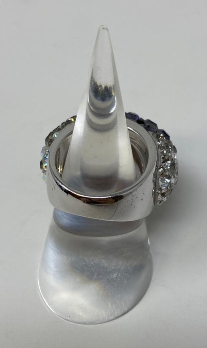 SWAROVSKI 色石 リング 17号 中古  スワロフスキー カラーストーン 指輪 ジュエリー アクセサリー