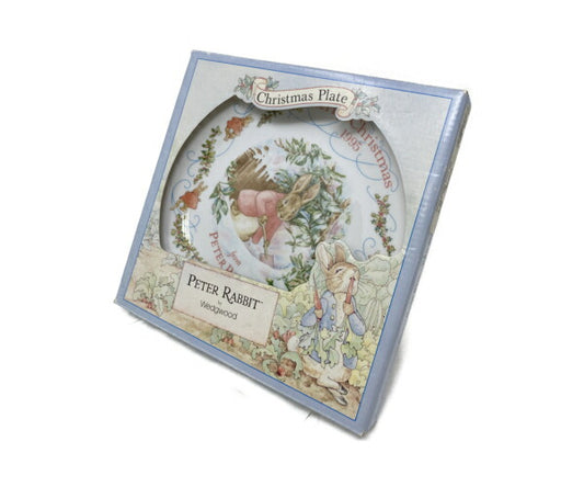 未使用品 Wedgwood ピーターラビット クリスマス プレート 1995 中古  ウェッジウッド 皿 洋食器 ブランド おしゃれ ウサギ 動物