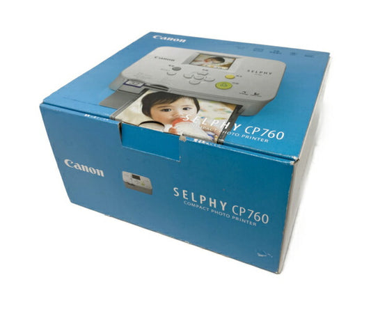 未使用品 CANON コンパクト フォト プリンター CP760 中古  キャノン 写真 印刷 ミニ 簡単 綺麗 思い出 家庭