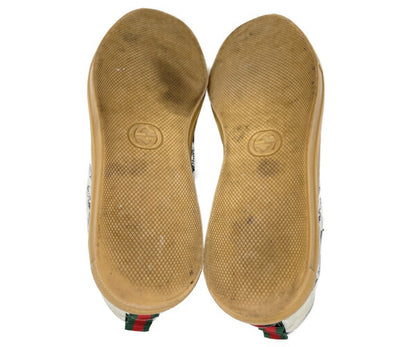 GUCCI Disney グッチ ディズニー コラボ ハイカットスニーカー 約26.5cm 中古  459289 7.5 ホワイト ネイビー メンズ ブランド キャンバス