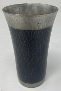 玉川堂 鎚起銅器 ビールカップ 黒色 中古  酒器 和食器 コップ おしゃれ 和風 小さめ ミニ