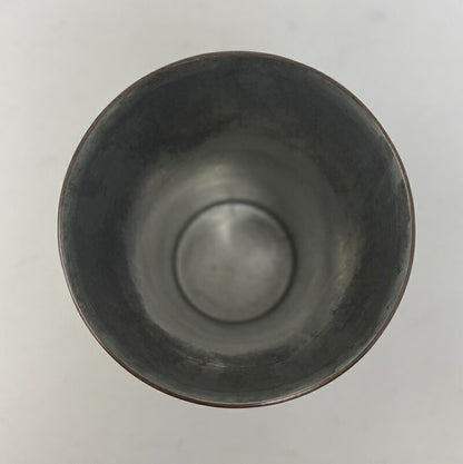 玉川堂 鎚起銅器 ビールカップ 黒色 中古  酒器 和食器 コップ おしゃれ 和風 小さめ ミニ