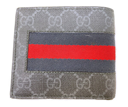 GUCCI グッチ GGプラス 二つ折り財布 中古  408826 534563 ブラック 黒 メンズ ウォレット ブランド