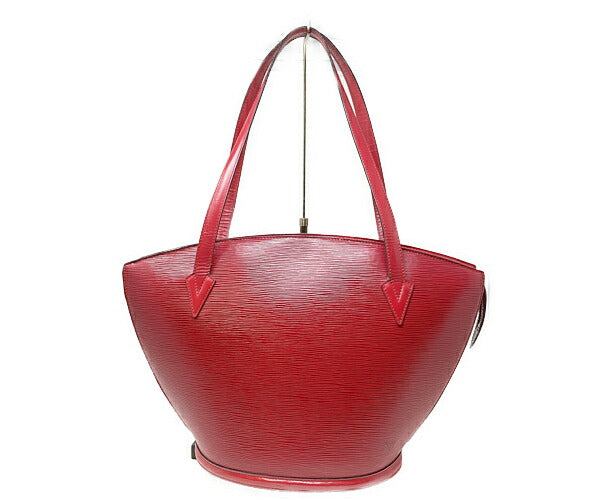 LOUIS VUITTON ルイヴィトン エピ サンジャック ショッピング M52267 中古  A20974 トートバッグ レッド カスティリアンレッド 鞄